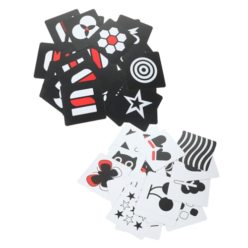 Sosoport Hohe Kontrastkarten für Babys Lernkarten Stimulation für Neugeborene und Kleinkinder Spielzeug ab 0-6 Monaten Pädagogische Aktivitätskarten Sosoport Hohe Kontrastkarten für Babys Lernkarten Stimulation für Neugeborene und Kleinkinder Spielzeug ab 0-6 Monaten Pädagogische Aktivitätskarten von Sosoport