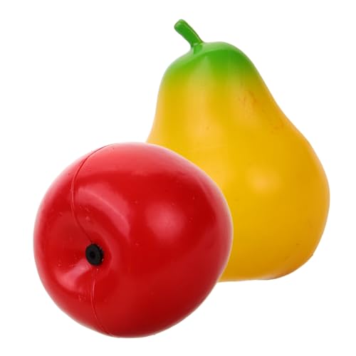 2 Stück Fruchtförmiger Musik Shaker für Junge Mädchen Lustiges Frühkindlichen Entwicklung für Interaktion und Eltern Junge Mädchen Kommunikation von Sosoport