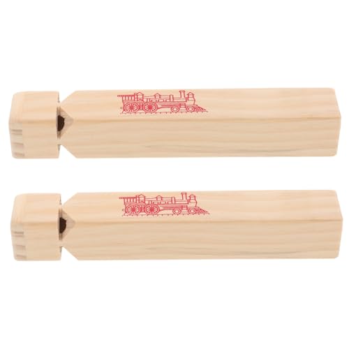 Sosoport 2 Stück Holzpfeife für DIY Musikinstrument Fördert Kreativität und Musikalisches Interesse für Spielzeugpartys und von Sosoport