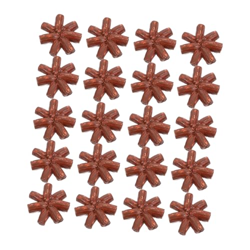 20 Stück Mini Holzscheite Teiliges für Puppenhaus Realistische Deko für Mikrolandschaften und Kreative Szenen Zubehör für Puppenhausliebhaber und Sammler von Sosoport