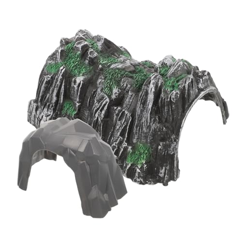 Sosoport 2Stücke Simulation Tunnel Modell für Szenen Langlebiges Höhlenzubehör für Kreative Modelleisenbahn Landschaften von Sosoport