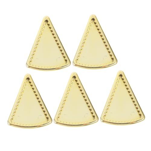 5 Stück Geschirrset Teiliges aus Goldenen Tellern für Puppenhäuser Dekorative Miniaturküchenplatten für Rollenspiele und Szenengestaltung von Sosoport