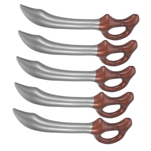 5 Stück Teiliges Aufblasbare Piratenschwerter für Piratenkostüme Halloween und Geburtstagsfeiern Ergonomisches Design für Einfachen Halt Lange Requisiten 5 Stück Teiliges Aufblasbare Piratenschwerter für Piratenkostüme Halloween und Geburtstagsfeiern Ergonomisches Design für Einfachen Halt Lange Requisiten von Sosoport