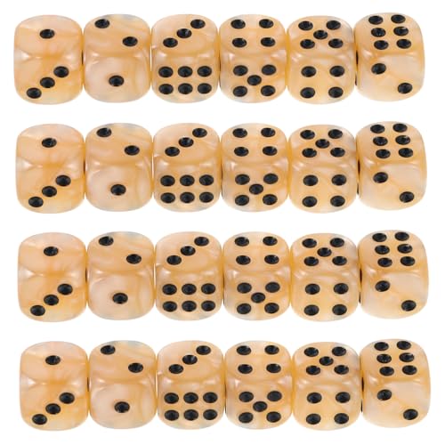 50 Stück Spielwürfel Acrylwürfel Für Den Unterricht Mathematik Lernen Party Familie Brettspiele Geburtstagsparty Themenparty Versorgung 12 Mm von Sosoport