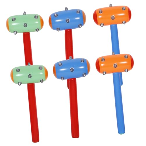 6Stücke Aufblasbare Hammer Spielzeuge Teiliges aus Strapazierfähigem PVC für Strandpartys Geburtstagsfeiern und Interaktive Spiele 6Stücke Aufblasbare Hammer Spielzeuge Teiliges aus Strapazierfähigem PVC für Strandpartys Geburtstagsfeiern und Interaktive Spiele von Sosoport
