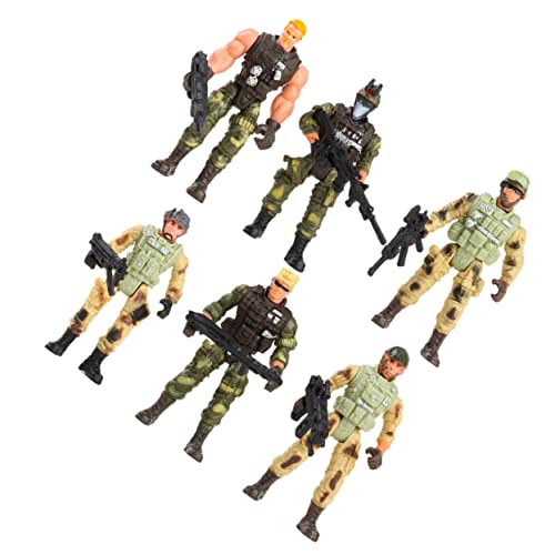 6Stücke Soldaten Modellspielzeug Flexibles für Verschiedenen Figuren für Kreative Militärspiele und Rollenspiele 6Stücke Soldaten Modellspielzeug Flexibles für Verschiedenen Figuren für Kreative Militärspiele und Rollenspiele von Sosoport