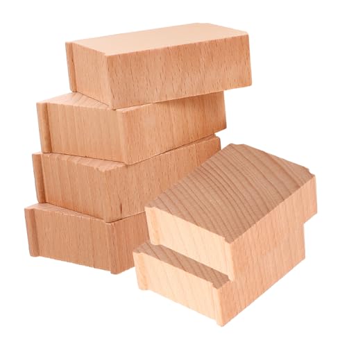 6Stücke Teiliges Holzbahn Zubehör Brückenstützen für Spielzeugzüge für Erhöhte Gleise Verbessert Feinmotorik Kompatibel mit Holzeisenbahnen Stabil und Tragbar 6Stücke Teiliges Holzbahn Zubehör Brückenstützen für Spielzeugzüge für Erhöhte Gleise Verbessert Feinmotorik Kompatibel mit Holzeisenbahnen Stabil und Tragbar von Sosoport