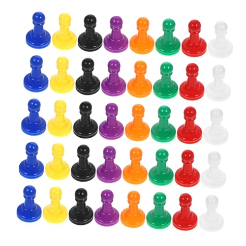 80 Stück Brettspielfiguren Kleine Farbige Schachfiguren Aus Kunststoff – Tischspielfiguren Spielmarken Zubehör Für Geburtstags Feiertags Und Festivalpartys 80 Stück Brettspielfiguren Kleine Farbige Schachfiguren Aus Kunststoff – Tischspielfiguren Spielmarken Zubehör Für Geburtstags Feiertags Und Festivalpartys von Sosoport