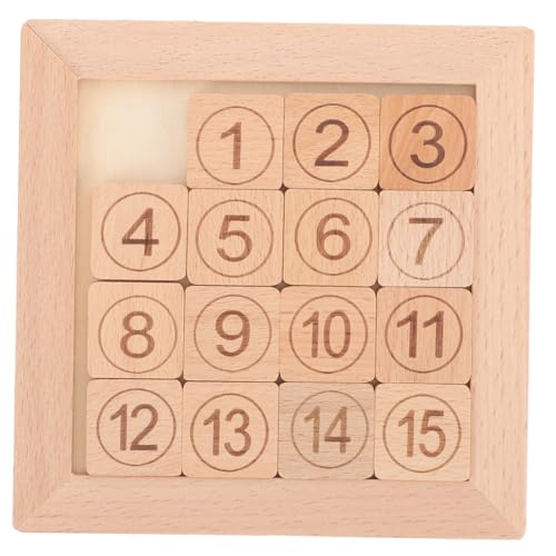 Schiebe Zahlenrätsel aus Holz Lernspielzeug für Mathematik Zahlenkenntnis und Feinmotorik für Zuhause und Schule Schiebe Zahlenrätsel aus Holz Lernspielzeug für Mathematik Zahlenkenntnis und Feinmotorik für Zuhause und Schule von Sosoport