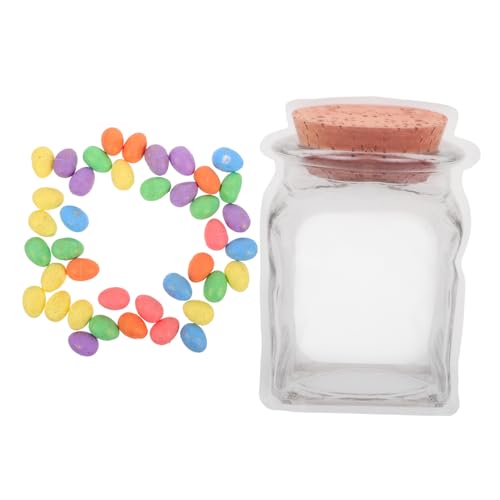 Sosoport 1 Osterei-Geschenkpaket Ostereier-Spielzeugfüller Osterdekor Mini-Eier Schaum-Osterei-Dekoration osterei selber machen Basteln mit Ostereiern aus Schaumstoff Glas von Sosoport