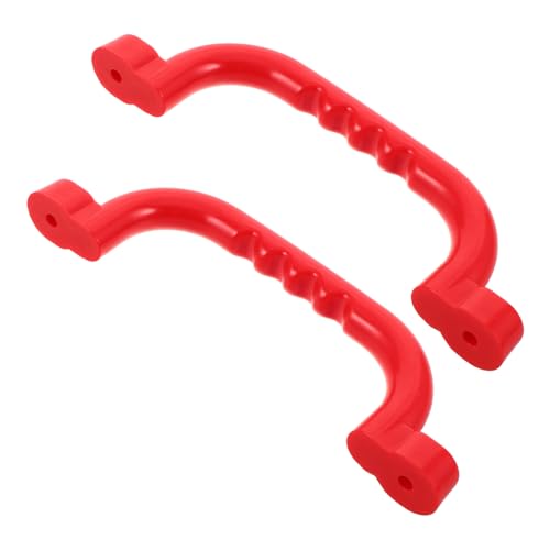 Sosoport 1 Paar Kindersicherheitsgriff Lenker Spielplatzgeräte Klettern Für Kinderspielzeug Kinderspielhauszubehör Schaukelgriff Spielhauszubehör Für Im Freien Roter Kunststoff Sosoport 1 Paar Kindersicherheitsgriff Lenker Spielplatzgeräte Klettern Für Kinderspielzeug Kinderspielhauszubehör Schaukelgriff Spielhauszubehör Für Im Freien Roter Kunststoff von Sosoport