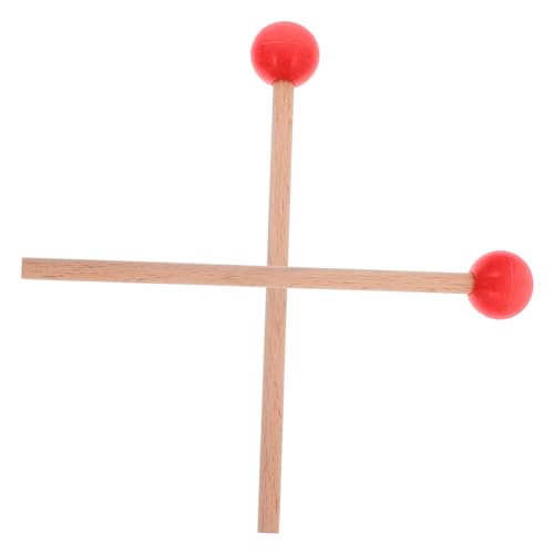 Sosoport 1 Paar Marimba Schlägel Praktische Mallets für Xylophon und Schlaginstrumente Ergonomischer Griff für Anfänger und Profis aus Sicheren Materialien Gefertigt von Sosoport