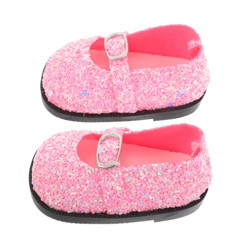 Sosoport 1 Paar Puppenschuhe mit Glitzer für Puppen Schuhe für Puppenzubehör und DIY Dekoration Puppen Stilvolle und Sichere Passform für Kreatives Sosoport 1 Paar Puppenschuhe mit Glitzer für Puppen Schuhe für Puppenzubehör und DIY Dekoration Puppen Stilvolle und Sichere Passform für Kreatives von Sosoport