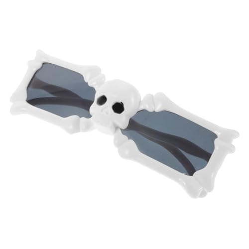 Sosoport 1 Paar Skelettbrille Rahmen Halloween -Sonnenbrille beängstigend geformt Halloween -Dekorationen für die Party Kostüm-Sonnenbrille lustige brille für party Fotokabine Plastik Weiß Sosoport 1 Paar Skelettbrille Rahmen Halloween -Sonnenbrille beängstigend geformt Halloween -Dekorationen für die Party Kostüm-Sonnenbrille lustige brille für party Fotokabine Plastik Weiß von Sosoport