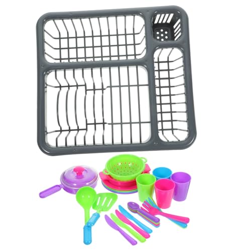 Sosoport 1 Satz 15 Stück Küchenset aus Kunststoff Party Lernspielzeug für küchenspielzeug für Kitchen Toys for kleines Küchenspielset pädagogisches Plastik von Sosoport