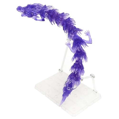 Sosoport 1 Satz Action Figure Display mit Drachen Effekten DIY Figuren Zubehör für Beeindruckende Präsentation Detailreiche Effekte für Sammler und Anime Enthusiasten Stabiler Halterung von Sosoport