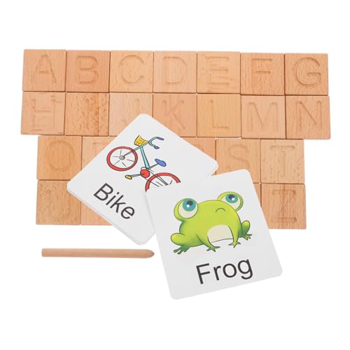 Sosoport 1 Satz Alphabet Lernspielzeug Doppelseitiges Nachzeichnungsbrett für Holzbox Fördert Denkfähigkeiten und Eltern Interaktion für Frühes Lernen Sosoport 1 Satz Alphabet Lernspielzeug Doppelseitiges Nachzeichnungsbrett für Holzbox Fördert Denkfähigkeiten und Eltern Interaktion für Frühes Lernen von Sosoport