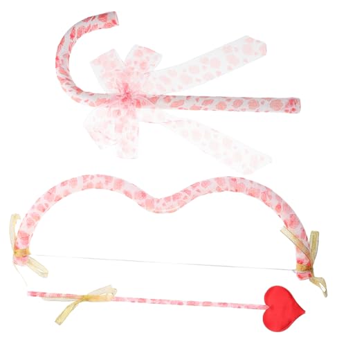 Sosoport 1 Satz Amor- - und Bogen-Set Amor-Kostümset Amor Kostüm für Bogen des Amors Cosplay Bausatz gefälschter Bogen Amor-Accessoires für Frauen Plastik Sosoport 1 Satz Amor- - und Bogen-Set Amor-Kostümset Amor Kostüm für Bogen des Amors Cosplay Bausatz gefälschter Bogen Amor-Accessoires für Frauen Plastik von Sosoport