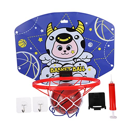 Sosoport 1 Satz Anhebbarer Aufnahmerahmen Mini-Basketball Und Board Cartoon-basketballkorb Mini-basketballbretter Plastik von Sosoport