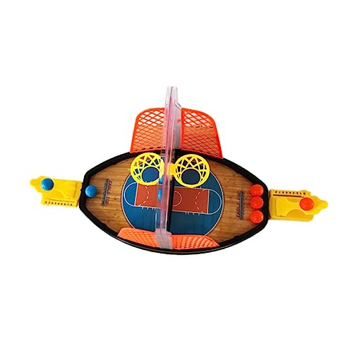 Sosoport 1 Satz Doppelschütze Tischbasketballspiel Mini-basketballspielzeug Basketball-Shooter- Basketball-partyspiel Desktop-basketballspielzeug Sportspielspielzeug Plastik von Sosoport