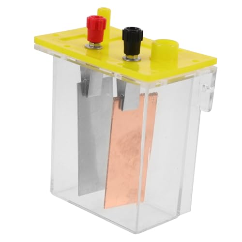 Sosoport 1 Satz Experimentierset für Fruchtbatterien Wissenschaftliches DIY zur Stromerzeugung aus Obst für Schüler Salzwasserbatteriebox und Metallteilen für Physikprojekte von Sosoport