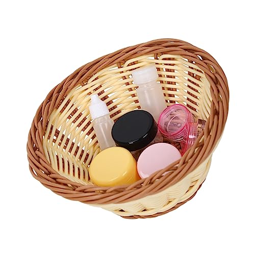 Sosoport 1 Satz Flaschenverschlüsse mit Aufbewahrungskorb Frühkindliches Lernspielzeug Handkoordination und Kreativität von Sosoport