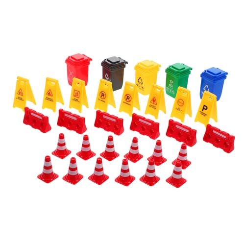 Sosoport 1 Satz Kinder-verkehrsspielschilder, Miniatur-straßensperre, Spielzeug, Mini-mülleimer, Verkehrsschilder, Spielzeug, Kleine Verkehrskegel Für Die Frühe Bildung Sosoport 1 Satz Kinder-verkehrsspielschilder, Miniatur-straßensperre, Spielzeug, Mini-mülleimer, Verkehrsschilder, Spielzeug, Kleine Verkehrskegel Für Die Frühe Bildung von Sosoport