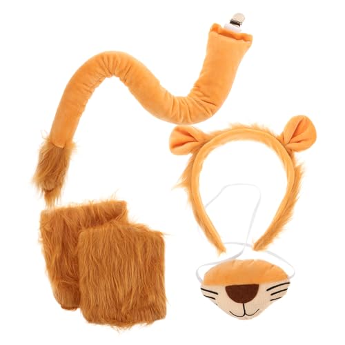 Sosoport 1 Satz Kostüm für Cosplay Fluffiger Haarreif mit Tierischen und Handschuhen für Karneval Halloween und Geburtstagsfeiern Leicht und Tragbar Sosoport 1 Satz Kostüm für Cosplay Fluffiger Haarreif mit Tierischen und Handschuhen für Karneval Halloween und Geburtstagsfeiern Leicht und Tragbar von Sosoport