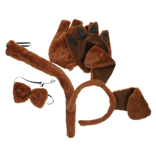 Sosoport 1 Satz Kostümzubehör für Teiliges Tier Cosplay mit Hundehaarreif Handschuhen für Partys Fotoshootings Leicht Langlebig Sosoport 1 Satz Kostümzubehör für Teiliges Tier Cosplay mit Hundehaarreif Handschuhen für Partys Fotoshootings Leicht Langlebig von Sosoport