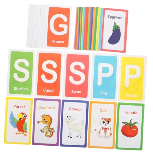 Sosoport 1 Satz Lernspielzeug für Kleinkinder Lernkarten für Vorschulkinder mit Farben Formen und Fördert Kognitive Fähigkeiten und Sprachentwicklung für Frühkindliche Bildung Sosoport 1 Satz Lernspielzeug für Kleinkinder Lernkarten für Vorschulkinder mit Farben Formen und Fördert Kognitive Fähigkeiten und Sprachentwicklung für Frühkindliche Bildung von Sosoport