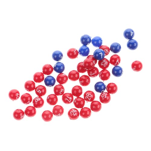 Sosoport 1 Satz Lotteriekugeln für Partys Nummerierte Plastikbälle für Gewinnspiele Tombola und Unterhaltung Veranstaltungen und Gesellige Zusammenkünfte von Sosoport