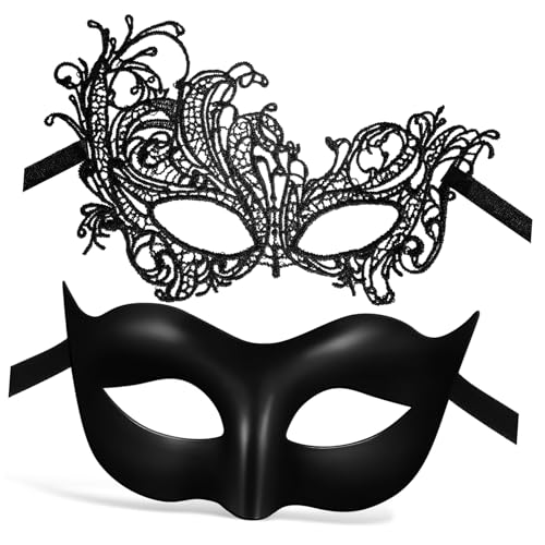 Sosoport Maske 1 Satz Maskerade-Augenmaske spitzenmaske maskerade Maskerade-Maske für ein Maskerademaske für den Mann schwarze Maskerade-Maske Cosplay bilden Kleidung Augenbinde von Sosoport