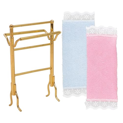 Sosoport 1 Satz Mini-Handtuchhalter Puppenhaus-Miniaturen simulieren Stilvoll Simulation Gestell Puppenhandtuchständer Handtuchhalter für Puppenhaus Puppenregal Stoff Golden Sosoport 1 Satz Mini-Handtuchhalter Puppenhaus-Miniaturen simulieren Stilvoll Simulation Gestell Puppenhandtuchständer Handtuchhalter für Puppenhaus Puppenregal Stoff Golden von Sosoport