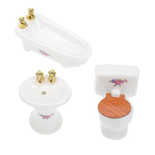 Sosoport 1 Satz Mini -Keramik -Toilette dekorative Badmöbel kleine gefälschte Toilette Badezimmerdekor Toilettendekorationen Waschtisch Badezimmermöbel dekorative gefälschte Toilette Sosoport 1 Satz Mini -Keramik -Toilette dekorative Badmöbel kleine gefälschte Toilette Badezimmerdekor Toilettendekorationen Waschtisch Badezimmermöbel dekorative gefälschte Toilette von Sosoport