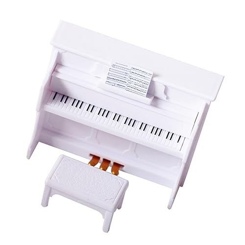 Sosoport 1 Satz Mini-Klavier adventsgeschenke Miniature House Mini Klavier für Modellliebhaber mockin Puppenhaus Klavier gefälscht Plastik -Mini -Klavier Minitor Grand Piano Weiß Sosoport 1 Satz Mini-Klavier adventsgeschenke Miniature House Mini Klavier für Modellliebhaber mockin Puppenhaus Klavier gefälscht Plastik -Mini -Klavier Minitor Grand Piano Weiß von Sosoport