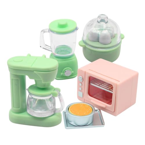 Sosoport 1 Satz Mini Küchenmodell Realistischer Ofen Mini-hausversorgung Mini- - Zarte Mini-hausdekoration Mini-kaffeemaschine Mini Entsafter Miniatur-szenendekor Pp Sosoport 1 Satz Mini Küchenmodell Realistischer Ofen Mini-hausversorgung Mini- - Zarte Mini-hausdekoration Mini-kaffeemaschine Mini Entsafter Miniatur-szenendekor Pp von Sosoport