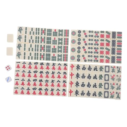 Sosoport 1 Satz Mini Mahjong Tragbares Chinesisches Mahjong Spielset für Unterwegs für Familien und Freunde Reiseunterhaltung Robust und Praktisch Sosoport 1 Satz Mini Mahjong Tragbares Chinesisches Mahjong Spielset für Unterwegs für Familien und Freunde Reiseunterhaltung Robust und Praktisch von Sosoport
