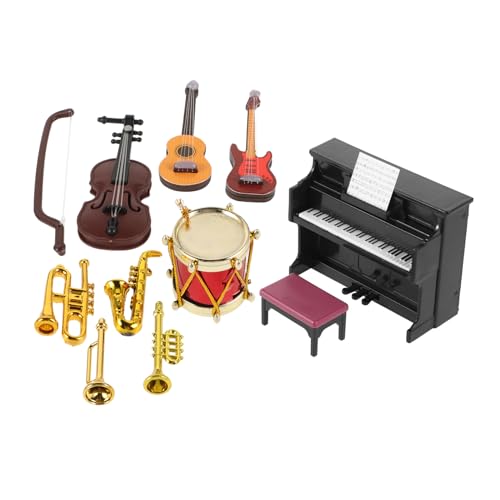 Sosoport 1 Satz Mini-Musikinstrumentenmodell Puppe Miniatur Musical Mini-Geigenspielzeug spielzeuge entzückendes Mini-Instrument entzückende Mini-Hausdekoration Plastik Sosoport 1 Satz Mini-Musikinstrumentenmodell Puppe Miniatur Musical Mini-Geigenspielzeug spielzeuge entzückendes Mini-Instrument entzückende Mini-Hausdekoration Plastik von Sosoport