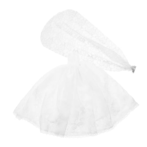 Sosoport 1 Satz Mini -Puppen -Hochzeitskleid Prinzessin heiraten Miniaturen realistisch klein Kopfschmuck für die Braut Mini-Puppenhauszubehör Hochzeits -Brautkopfschmuck Polyester Weiß Sosoport 1 Satz Mini -Puppen -Hochzeitskleid Prinzessin heiraten Miniaturen realistisch klein Kopfschmuck für die Braut Mini-Puppenhauszubehör Hochzeits -Brautkopfschmuck Polyester Weiß von Sosoport