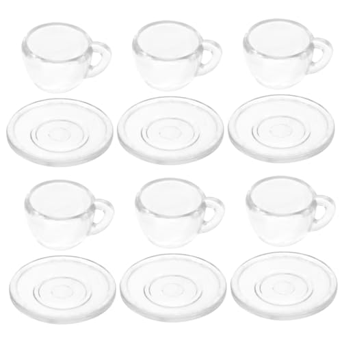 Sosoport 1 Satz Mini-Tasse Desktop-mini-Ornament Mini-teetassenmodell Geben Vor, Zu Sein Miniatur-untertasse Mini-hausspielzeug Für Mini-untertasse Plastik Sosoport 1 Satz Mini-Tasse Desktop-mini-Ornament Mini-teetassenmodell Geben Vor, Zu Sein Miniatur-untertasse Mini-hausspielzeug Für Mini-untertasse Plastik von Sosoport