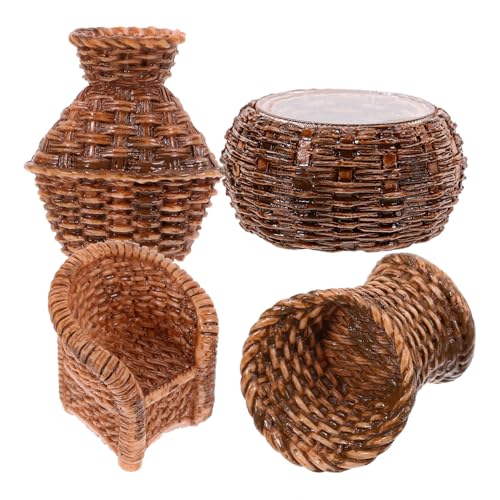 Sosoport 1 Satz Mini-Tisch- Und Stuhlmodell Eincremehilfe Deko Puppen Wohnkultur Werkzeug Rattan Stühle Modelle Miniaturmöbel Schmücken Mini-hausverzierung Mini Möbel Light Brown Harz Sosoport 1 Satz Mini-Tisch- Und Stuhlmodell Eincremehilfe Deko Puppen Wohnkultur Werkzeug Rattan Stühle Modelle Miniaturmöbel Schmücken Mini-hausverzierung Mini Möbel Light Brown Harz von Sosoport
