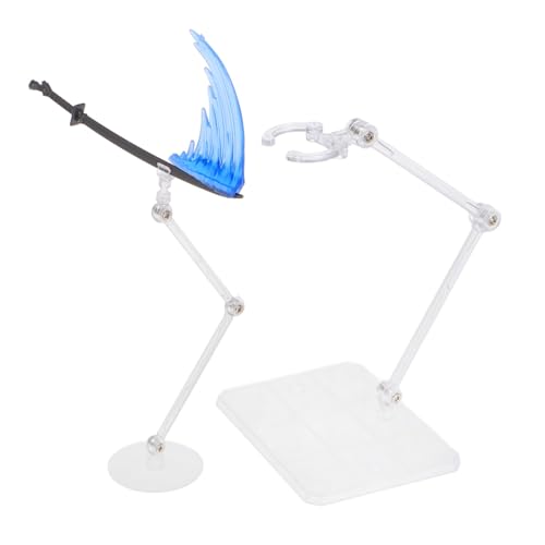 Sosoport 1 Satz Modellständer für Actionfiguren Verstellbarer Puppenhalter mit Einzigartigem Design für Präsentation von Modellen Jedem Kompatibel mit Hg Rg SHF Transparentes Zubehör für Sosoport 1 Satz Modellständer für Actionfiguren Verstellbarer Puppenhalter mit Einzigartigem Design für Präsentation von Modellen Jedem Kompatibel mit Hg Rg SHF Transparentes Zubehör für von Sosoport