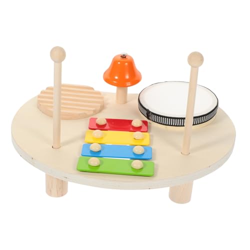 Sosoport 1 Satz Musikalisches Schlagzeugset für Lernspielzeug zur Frühen Musikalischer Fähigkeiten für Drinnen und Draußen Fördert Hand Augen Koordination und Rhythmusgefühl für Kleinkinder von Sosoport