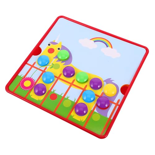 Sosoport 1 Satz Nagelpuzzle Pilz Farbanpassungs -PEG -Board Steckbrett für Steckbrett Feinmotorik-Aufgabenboxen für den Unterricht Farbanpassungs-Puzzle Peg Board Toy Plastik Sosoport 1 Satz Nagelpuzzle Pilz Farbanpassungs -PEG -Board Steckbrett für Steckbrett Feinmotorik-Aufgabenboxen für den Unterricht Farbanpassungs-Puzzle Peg Board Toy Plastik von Sosoport