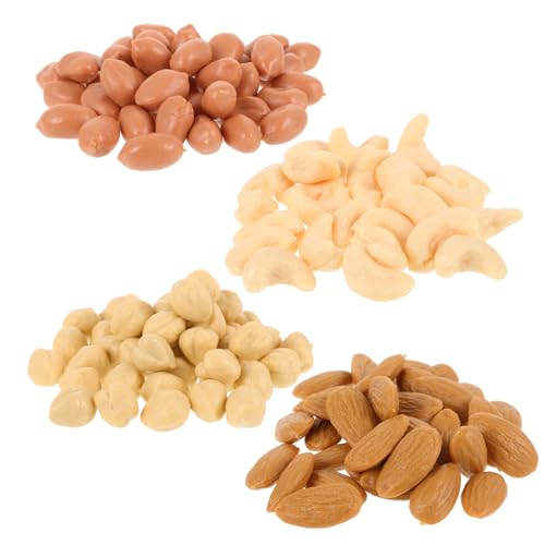 Sosoport 1 Satz Nüsse Realistische Kunststoffmodelle für DIY Deko Handgemachte Erdnüsse Cashews Haselnüsse für Fotografie Sosoport 1 Satz Nüsse Realistische Kunststoffmodelle für DIY Deko Handgemachte Erdnüsse Cashews Haselnüsse für Fotografie von Sosoport