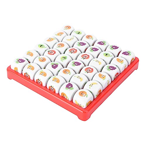 Sosoport 1 Satz Obst-Sudoku-Spiel Party für knobelspiele für rätselspiele Family Games Junge logisches Trainingsspielzeug Kindergeschenk Sudoku-Schach Plastik von Sosoport