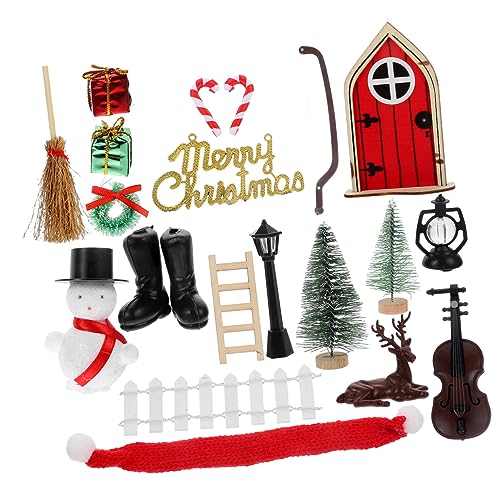 Sosoport 1 Satz Puppenhaus Häuser Zubehör Weihnachtliche Miniaturfiguren Weihnachtsdeko Miniaturmodelle Festival Kleine Figuren Weihnachts-Miniatur- Türmodell Mini-hausmodelle Plastik Sosoport 1 Satz Puppenhaus Häuser Zubehör Weihnachtliche Miniaturfiguren Weihnachtsdeko Miniaturmodelle Festival Kleine Figuren Weihnachts-Miniatur- Türmodell Mini-hausmodelle Plastik von Sosoport
