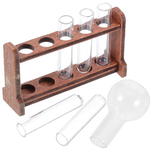 Sosoport 1 Satz Puppenhaus Reagenzglas Mini- Miniatur-Zeug winziges Zeug Miniatur-Dinge Simulations-Minimodell Puppenhauszubehör Puppenhaus-Miniaturen Plastik von Sosoport
