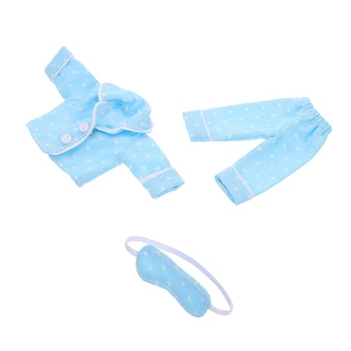 Sosoport 1 Satz Puppenkleidung Schlafen Mini-Pyjama für Puppensammlungen Puppen-Nachtwäsche zum Rollenspiel Puppenzubehör zum Selbermachen Bausatz Kind Polyester Sky-Blue Sosoport 1 Satz Puppenkleidung Schlafen Mini-Pyjama für Puppensammlungen Puppen-Nachtwäsche zum Rollenspiel Puppenzubehör zum Selbermachen Bausatz Kind Polyester Sky-Blue von Sosoport