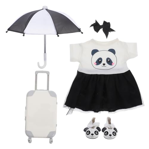 Sosoport 1 Satz Puppenkleidungsset mit Zubehör Puppen Koffer Kleidung und Schuhe für Hochwertigem für Kreatives und Puppenpflege Sosoport 1 Satz Puppenkleidungsset mit Zubehör Puppen Koffer Kleidung und Schuhe für Hochwertigem für Kreatives und Puppenpflege von Sosoport